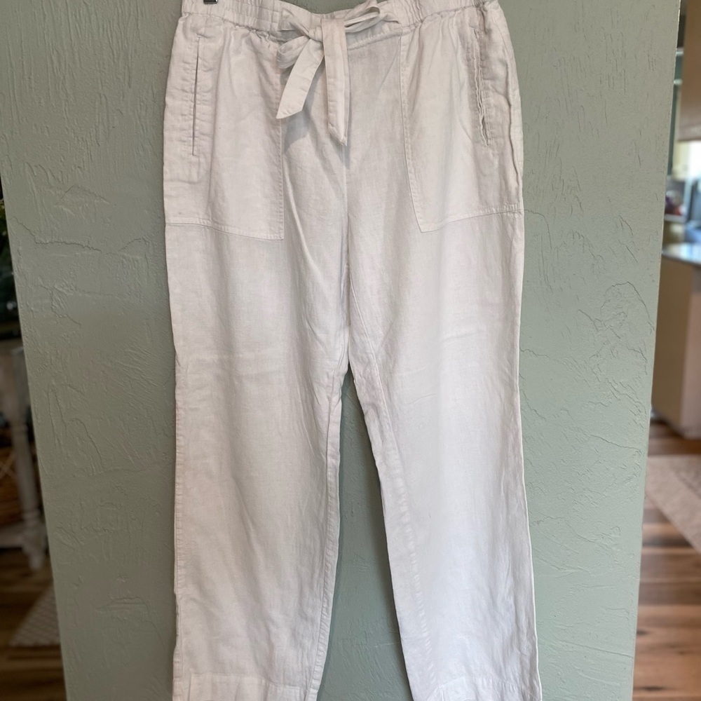 Women’s Rafaela white wide leg pull on comfort size Medium - Picture 6 of 12